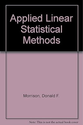 Applied linear statistical methods