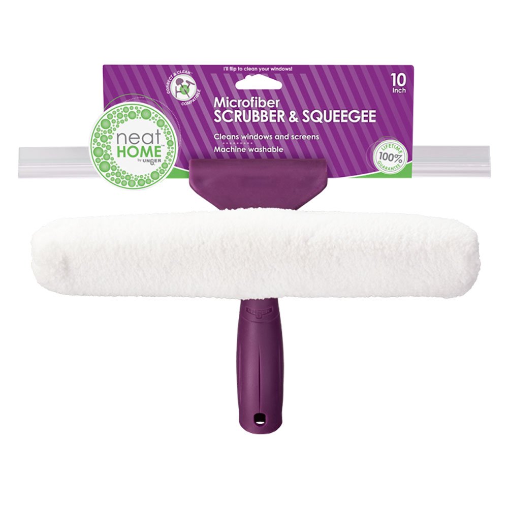 

neatHOME 963850 Microfiber Combi 2-in-1 Squeegee and Scrubber, 10-Inch