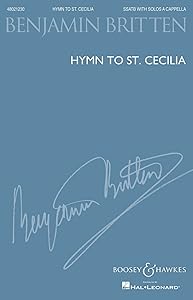 Hymn to St. Cecilia: SSATB with Solos a cappella