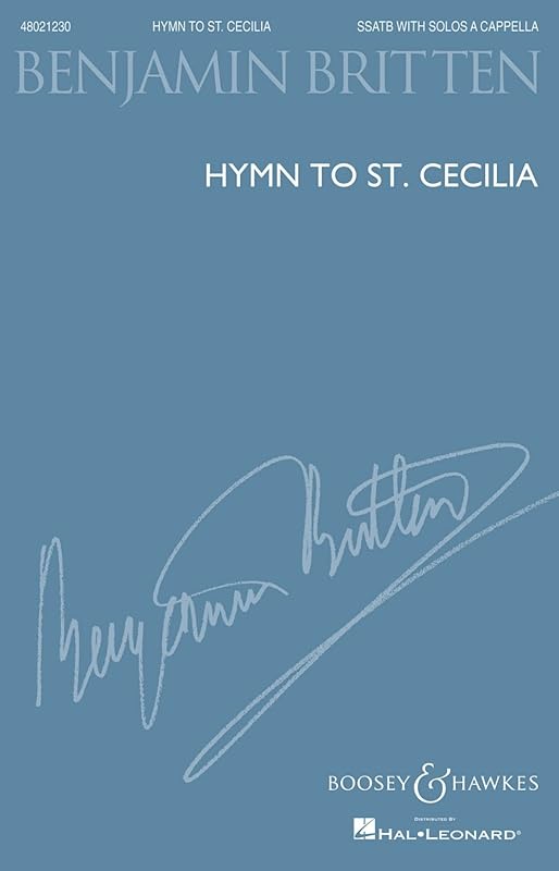 Hymn to St. Cecilia: SSATB with Solos a cappella by Benjamin Britten