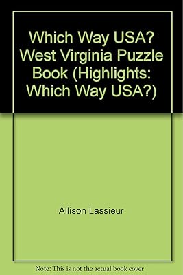 West Virginia Puzzle Book (Which Way USA?)+ State Map