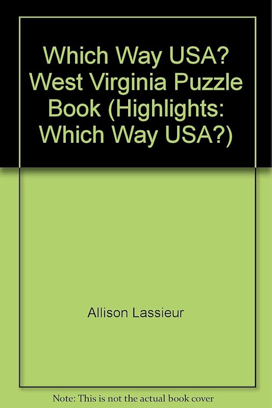 West Virginia Puzzle Book (Which Way USA?)+ State Map by Allison Lassieur