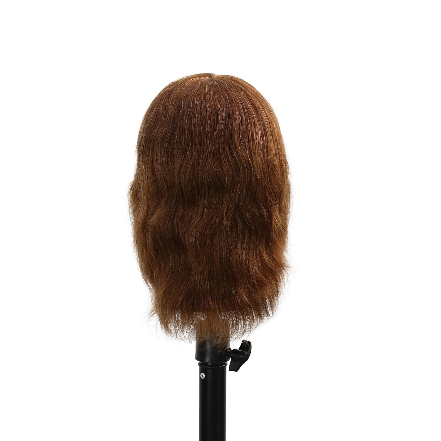 Stancia Barber oefenhoofd (mannelijk), oefenhoofd met echt haar voor het oefenen van haarknippen, cosmetologie oefenhoofd met 100% echt haar_voghion.com