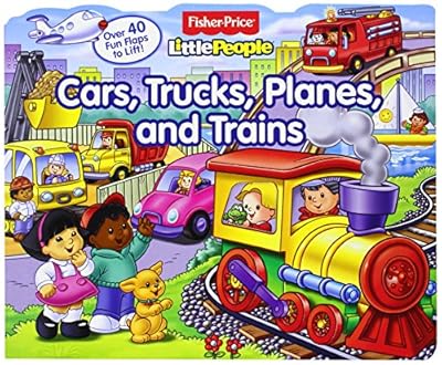 Fisher-Price Little People Lift-the-Flap Cars, Trucks, Planes and Trains