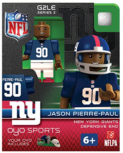 NFL New York Giants Jason Pierre-Paul Gen 2 Mini Figure, Small