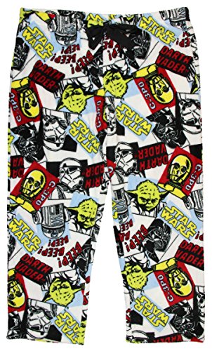 Star Wars Darth Vader Yoda C-3PO R2-D2 Plush Fleece Sleep Pants