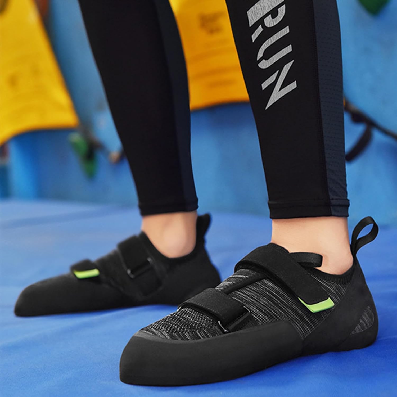 DAMANDO Men's Rock Climbing Shoes For Athletic Gym Casual Comfortable Bouldering Sport Sneakers_vogvips.com