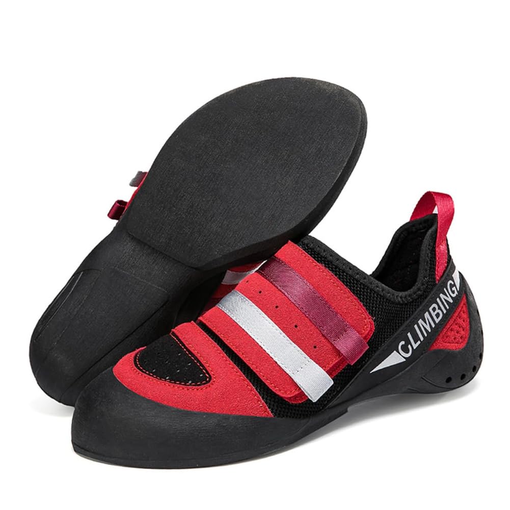 Rock Climbing Shoes For Women, Non-Slip Indoor Training Footwear Lightweight Breathable Biking Beginners Bouldering Sneakers_vogvips.com