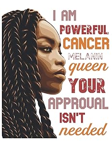 I Am Powerful Cancer Melanin Queen Sketchbook: This cute zodiac themed drawing pad for women and girls featuring a simple graphic design of a pretty ... with a strong, positive black power message.