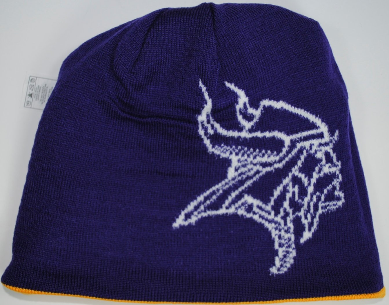 

Minnesota Vikings Reversible Team Color Knit Beanie Hat