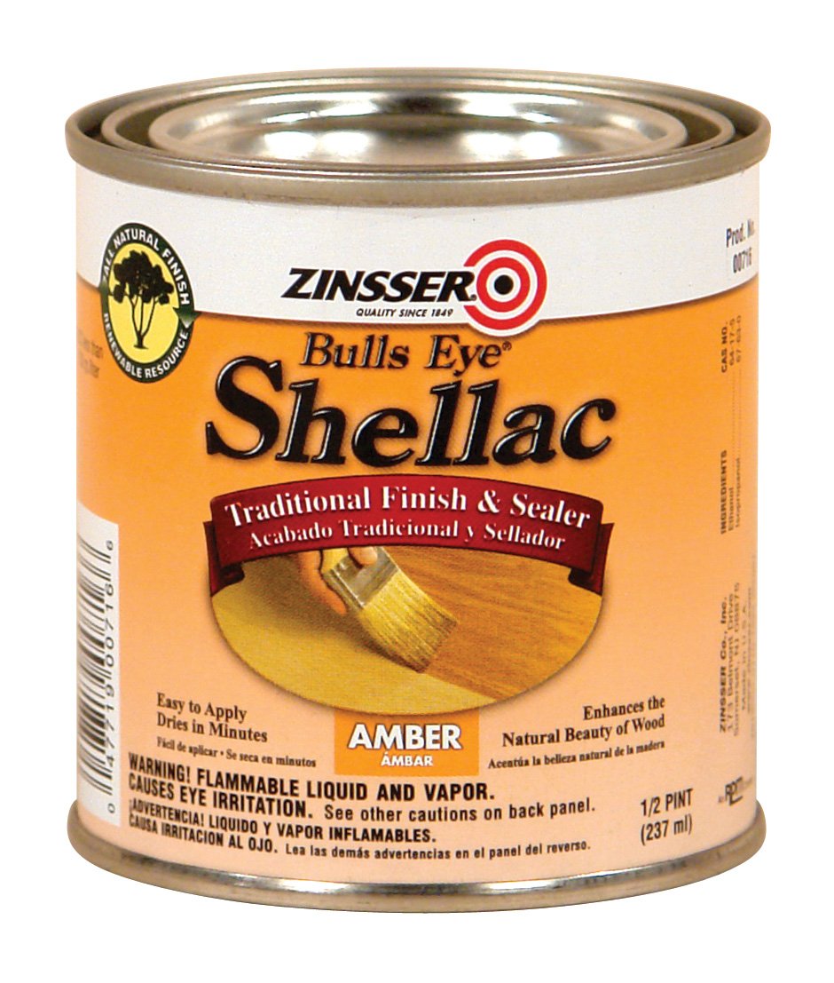 

Rust-Oleum 716 Bulls Eye Amber Shellac, 1/2-Pint