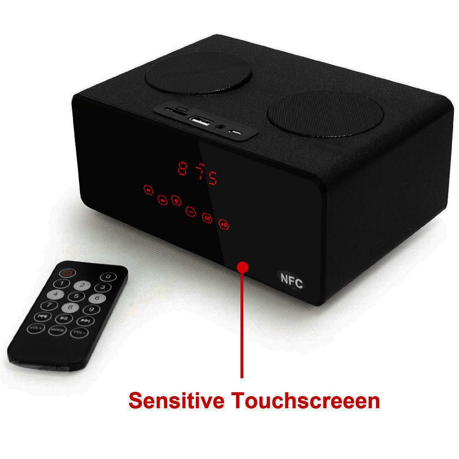 

Tektalk Portable Wireless Bluetooth Speaker Support SD/MMC Card,USB Port(MP3 Format) FM Function Works with iPhone, iPad, iPod, iTouch, Samsung, Blackberry, MP3/4, PSP, Computer PC, Notebook, Mobile and other Device - Black
