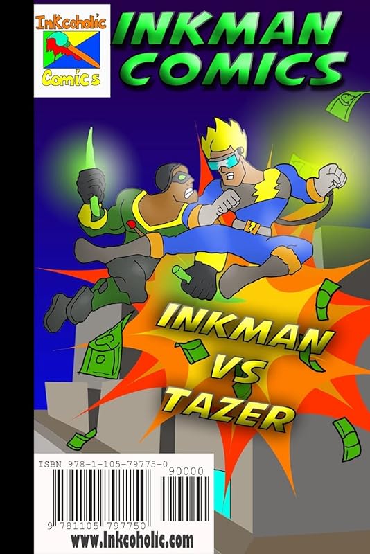 InkMan comics by Brandon Hill