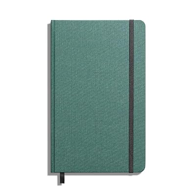 Shinola Journal, HardLinen, Plain, Forest Pine (5.25x8.25)