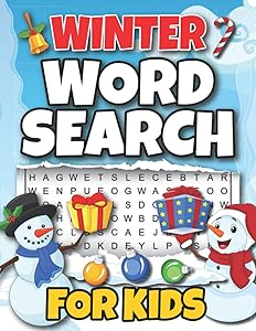 Winter Word Search for Kids: Winter Word Search : Great Fun Christmas Word Search Puzzle Book For Adults And Teens X-Mas Or Birthday Present by Youness Elgaddari