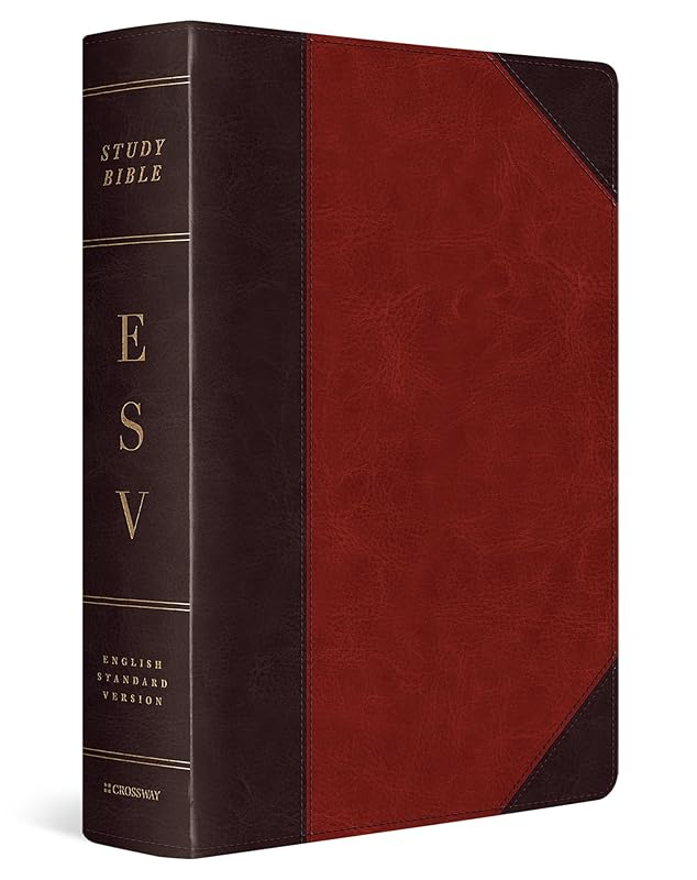 ESV Study Bible, Large Print (TruTone, Brown/Cordovan, Portfolio Design) by ESV Bibles