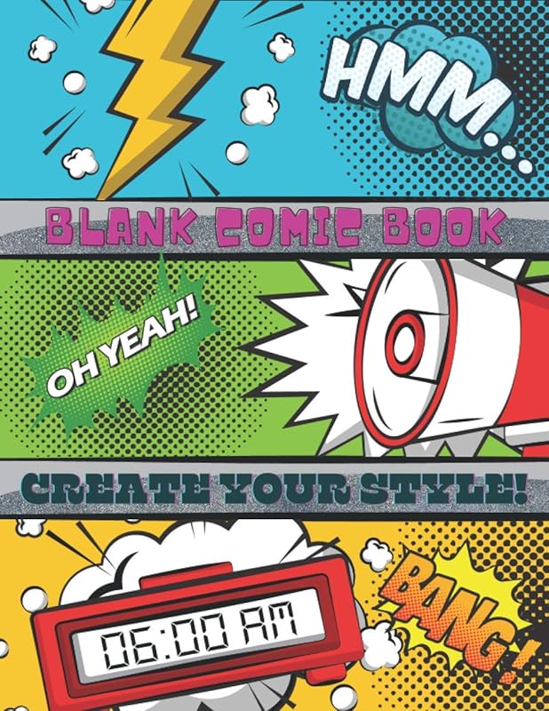 BLANK COMIC BOOK: IMPROVE YOUR SKILLS by Rajuneka