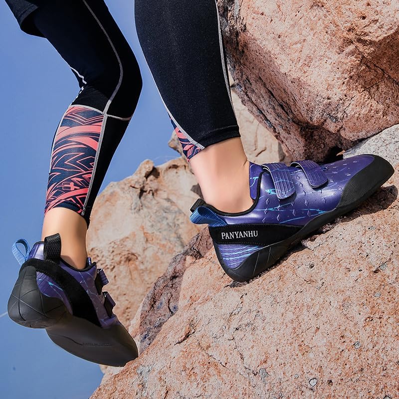 Rock Climbing Shoes For Men & Women Bouldering Shoes For Indoor Outdoor Climbing Slip-Resistant Lightweight_vogvips.com