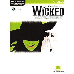 Wicked Viola Play-Along Pack - Book/Online Audio (Hal Leonard Instrumental Play-Along) by Stephen Schwartz