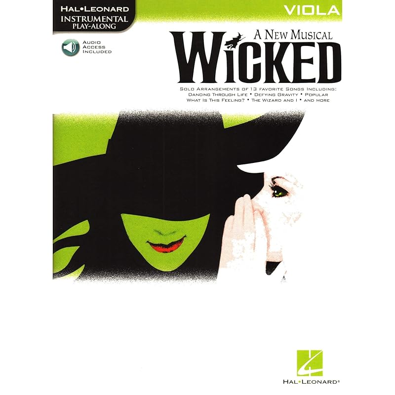 Wicked Viola Play-Along Pack - Book/Online Audio (Hal Leonard Instrumental Play-Along) by Stephen Schwartz