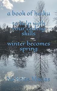 a book of haiku to help with your coding skills winter becomes spring by Nicholas J Macias