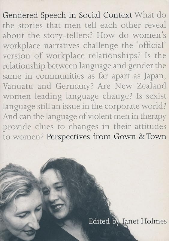 Gendered speech in social context: Perspectives from gown and town by unknown author