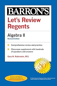 Let's Review Regents: Algebra II Revised Edition (Barron's Regents NY) by Gary M. Rubenstein M.S.