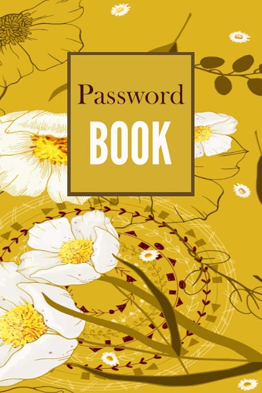Password Book: Internet Password Book with Alphabetical tabs. Website Password organizer. Size 6x9 inches by Mrs Molly Knight