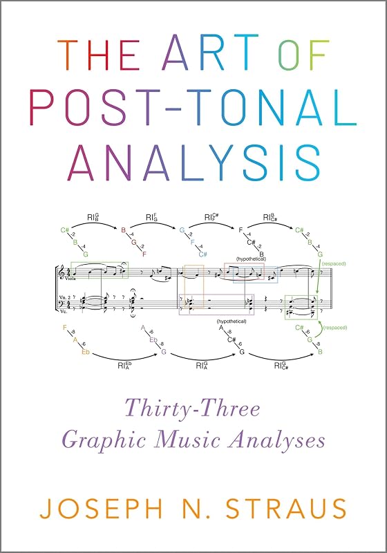 The Art of Post-Tonal Analysis: Thirty-Three Graphic Music Analyses by Joseph N. Straus