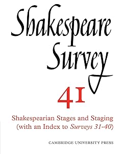 Shakespeare Survey (Shakespeare Survey, Series Number 41)