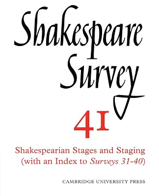 Shakespeare Survey (Shakespeare Survey, Series Number 41)