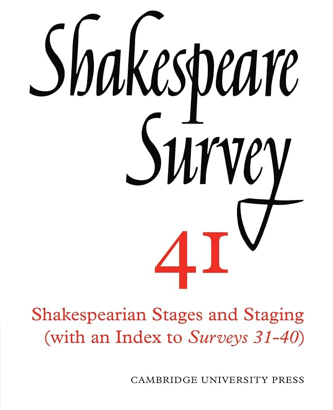 Shakespeare Survey (Shakespeare Survey, Series Number 41) by Stanley Wells