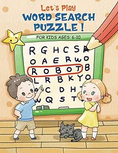 let's play word search puzzle: puzzle book for kids ages 6-10 years by clever kid crafts