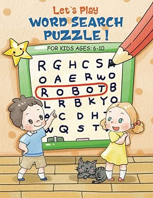 let's play word search puzzle: puzzle book for kids ages 6-10 years