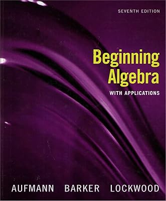 Beginning Algebra with Applications