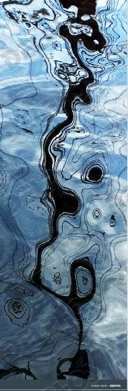 

ARTscarf: ''Splash1_Blue' by Delphos Studio in 2 Sizes on Pearl Mist Fabric