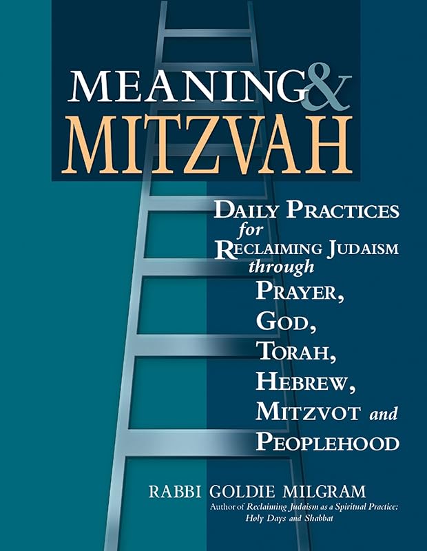 Meaning & Mitzvah: Daily Practices for Reclaiming Judaism through Prayer, God, Torah, Hebrew, Mitzvot and Peoplehood by Rabbi Goldie Milgram