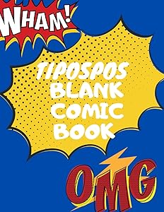 TIPOSPOS - Blank Comic Book: Create & Draw Your Own Comics & Graphic Novels,8.5" x 11",120 pages by tipospos tiposposin