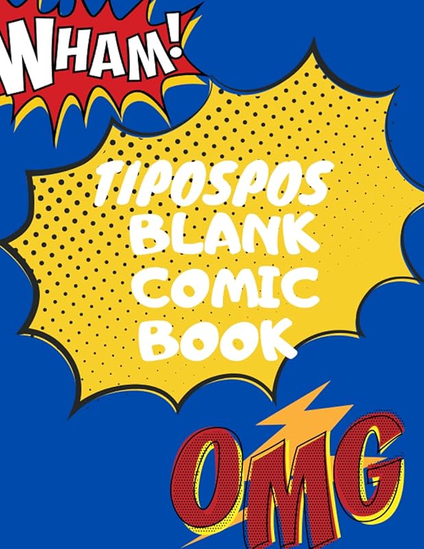 TIPOSPOS - Blank Comic Book: Create & Draw Your Own Comics & Graphic Novels,8.5" x 11",120 pages by tipospos tiposposin