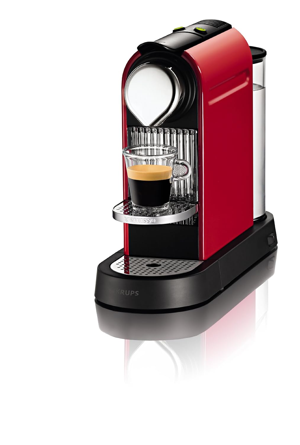 nespresso citiz by krups xn720540 coffee machine, fire engine