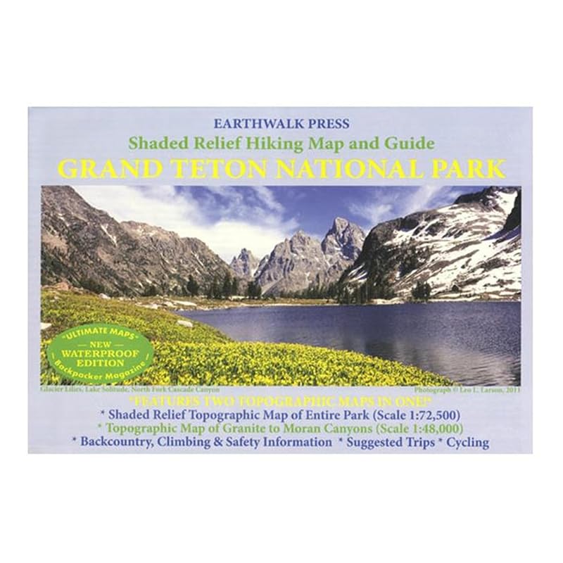 Grand Teton National Park Hiking Map by Leo L. Larson
