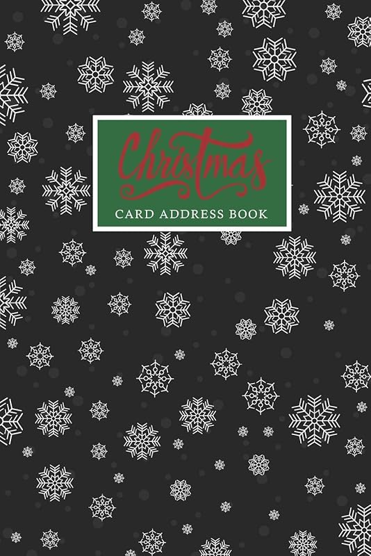 Christmas Card Address Book: A Ten Year Christmas Card List Address with Tabs A - Z Organizer & Tracker Record Book for Holiday Cards You Send and ... Address Book & Tracker for Send and Receive) by M.H. Angelica