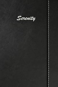 Serenity: Blank Cookbook Recipes & Notes featuring 120 pages 6"x9" Simulated Leather Cover