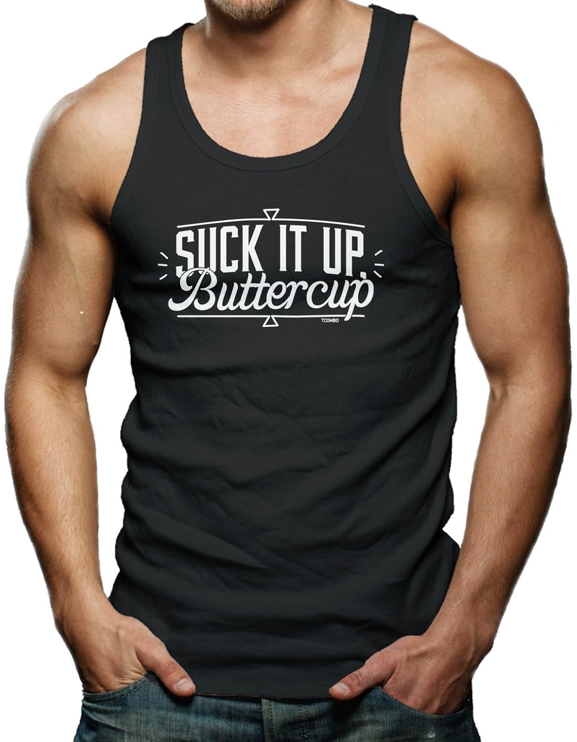 

Suck It Up Buttercup - Body Building, Gym Men's Tank Top T-shirt