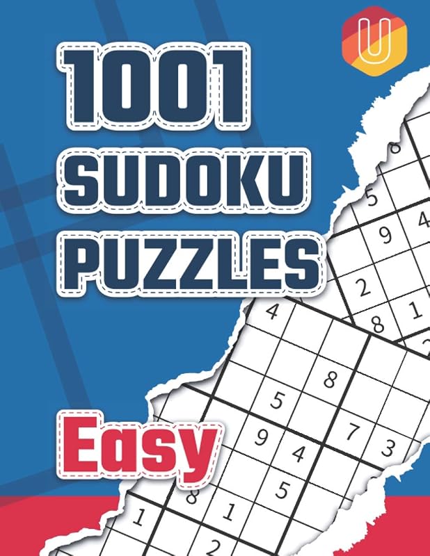 1001 Sudoku Puzzles: Easy Sudoku Puzzle Book for Adults with Answers (1001 Sudoku Puzzles Simple to Hard) by unipixel Studio