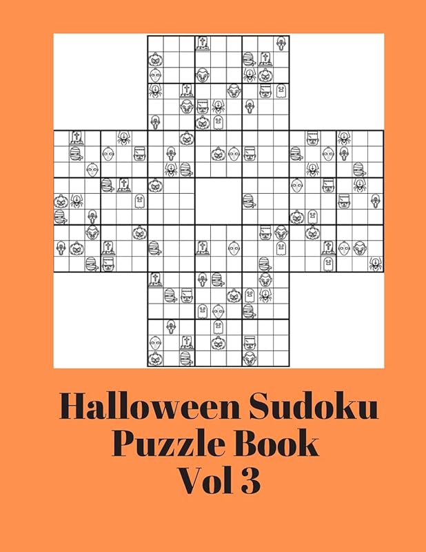 Halloween Sudoku Book Volume 3: Brand New Icon Sudoku Game For Those Who Love A Challenge by Exercise Your Noodle