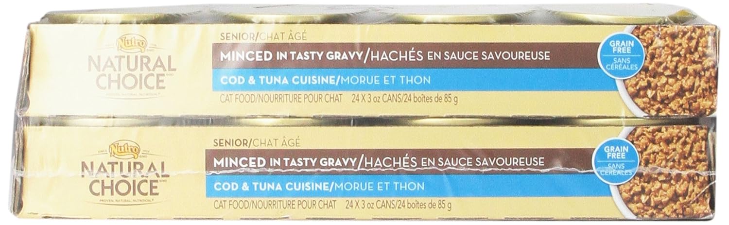 

NATURAL CHOICE Senior Minced Cod and Tuna Cuisine - 3 oz. (85 g)