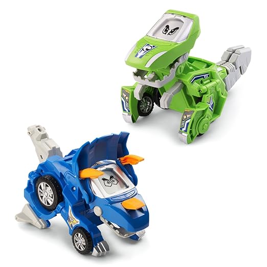 VTech Switch & Go Dinos - Animated Dinos 2-pack with Sliver & Horns