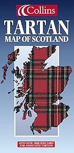Tartan Map of Scotland (Collins British Isles and Ireland Maps) by Juliet Gregor