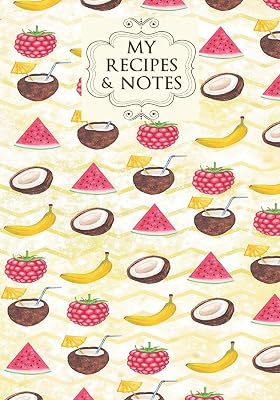 My Recipes & Notes: Elegant Blank Recipe Book to Write in, Document all Your Special Recipes and Notes, Perfect to Make Your Own Recipe Book or Cookbook 100-Pages 7" x 10" V 2.7